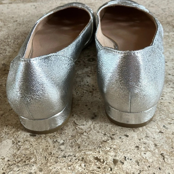 NWOB Lifestride Carmen Metallic Silver Faux Leather Slip-on Shoes 8 - Picture 12 of 14